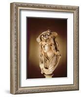 Portrait of a Young Woman, C.1865-Auguste Rodin-Framed Giclee Print