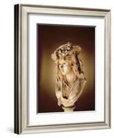 Portrait of a Young Woman, C.1865-Auguste Rodin-Framed Giclee Print