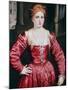 Portrait of a Young Woman, C1550-Paris Bordone-Mounted Giclee Print