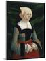 Portrait of a Young Woman, Ca 1521-1525-Albrecht Altdorfer-Mounted Giclee Print