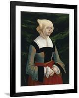 Portrait of a Young Woman, Ca 1521-1525-Albrecht Altdorfer-Framed Giclee Print