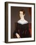 Portrait of a Young Woman Ca, 1845-George Hartwell-Framed Giclee Print