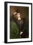 Portrait of a Young Woman, circa 1900-Pascal Adolphe Jean Dagnan-Bouveret-Framed Giclee Print