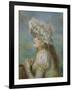 Portrait of a Young Woman in a Lace Hat, 1891-Pierre-Auguste Renoir-Framed Giclee Print