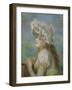 Portrait of a Young Woman in a Lace Hat, 1891-Pierre-Auguste Renoir-Framed Giclee Print