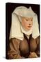 Portrait of a Young Woman in a Pinned Hat, circa 1435-Rogier van der Weyden-Stretched Canvas