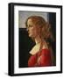 Portrait of a Young Woman in Profile (Simonetta Vespucci?)-Sandro Botticelli-Framed Giclee Print