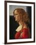 Portrait of a Young Woman in Profile (Simonetta Vespucci?)-Sandro Botticelli-Framed Giclee Print