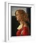 Portrait of a Young Woman in Profile (Simonetta Vespucci?)-Sandro Botticelli-Framed Giclee Print