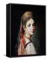 Portrait of a Young Woman in Sarafan and Kokoshnik, 1820s-Mauro Gandolfi-Framed Stretched Canvas