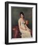 'Portrait of a Young Woman in White', 1798-Jacques-Louis David-Framed Giclee Print