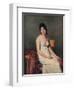 'Portrait of a Young Woman in White', 1798-Jacques-Louis David-Framed Giclee Print