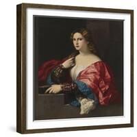 Portrait of a Young Woman (La Bell)-Jacopo Palma Il Vecchio the Elder-Framed Giclee Print