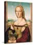 Portrait of a Young Woman (Lady with a Unicorn)-Raffaello Sanzio-Stretched Canvas