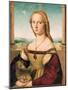 Portrait of a Young Woman (Lady with a Unicorn)-Raffaello Sanzio-Mounted Giclee Print