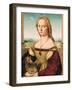 Portrait of a Young Woman (Lady with a Unicorn)-Raphael-Framed Art Print