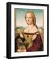 Portrait of a Young Woman (Lady with a Unicorn)-Raphael-Framed Art Print