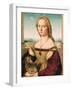 Portrait of a Young Woman (Lady with a Unicorn)-Raphael-Framed Art Print