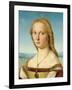 Portrait of a Young Woman (Lady with a Unicorn)-Raphael-Framed Art Print