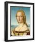 Portrait of a Young Woman (Lady with a Unicorn)-Raphael-Framed Art Print