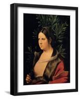 Portrait of a Young Woman (Laura)-Giorgione da Castelfranco-Framed Giclee Print