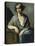 Portrait of a Young Woman Leaning on Her Elbow; Portrait De Jeune Fille Accoudee, 1928-Emile Bernard-Stretched Canvas
