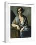 Portrait of a Young Woman Leaning on Her Elbow; Portrait De Jeune Fille Accoudee, 1928-Emile Bernard-Framed Giclee Print