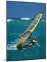 Portrait of a Young Woman Windsurfing-null-Mounted Photographic Print