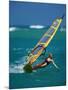 Portrait of a Young Woman Windsurfing-null-Mounted Photographic Print