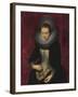 Portrait of a Young Woman with a Rosary-Peter Paul Rubens-Framed Giclee Print