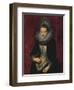 Portrait of a Young Woman with a Rosary-Peter Paul Rubens-Framed Giclee Print