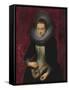 Portrait of a Young Woman with a Rosary-Peter Paul Rubens-Framed Stretched Canvas