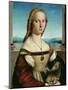 Portrait of a Young Woman with a Unicorn, circa 1505-6-Raphael-Mounted Giclee Print