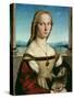 Portrait of a Young Woman with a Unicorn, circa 1505-6-Raphael-Stretched Canvas