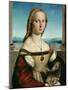 Portrait of a Young Woman with a Unicorn, circa 1505-6-Raphael-Mounted Giclee Print