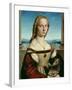 Portrait of a Young Woman with a Unicorn, circa 1505-6-Raphael-Framed Giclee Print