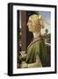 Portrait of a Young Woman with Attributes of St. Catherine, 1475-78-Sandro Botticelli-Framed Giclee Print