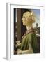 Portrait of a Young Woman with Attributes of St. Catherine, 1475-78-Sandro Botticelli-Framed Giclee Print