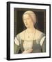 Portrait Of A Young Woman-Girolamo di Benvenuto-Framed Premium Giclee Print