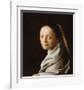 Portrait of a Young Woman-Jan Vermeer-Framed Premium Giclee Print
