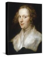 Portrait of a Young Woman-Sir Anthony Van Dyck-Stretched Canvas