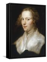 Portrait of a Young Woman-Sir Anthony Van Dyck-Framed Stretched Canvas