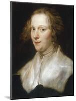 Portrait of a Young Woman-Sir Anthony Van Dyck-Mounted Giclee Print