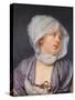 Portrait of a Young Woman-Jean-Baptiste Greuze-Stretched Canvas