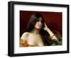 Portrait of a Young Woman-Jules Frederic Ballavoine-Framed Giclee Print