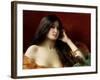 Portrait of a Young Woman-Jules Frederic Ballavoine-Framed Giclee Print