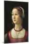 Portrait of a Young Woman-Domenico Ghirlandaio-Mounted Art Print