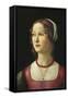 Portrait of a Young Woman-Domenico Ghirlandaio-Framed Stretched Canvas