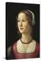 Portrait of a Young Woman-Domenico Ghirlandaio-Stretched Canvas