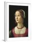 Portrait of a Young Woman-Domenico Ghirlandaio-Framed Art Print